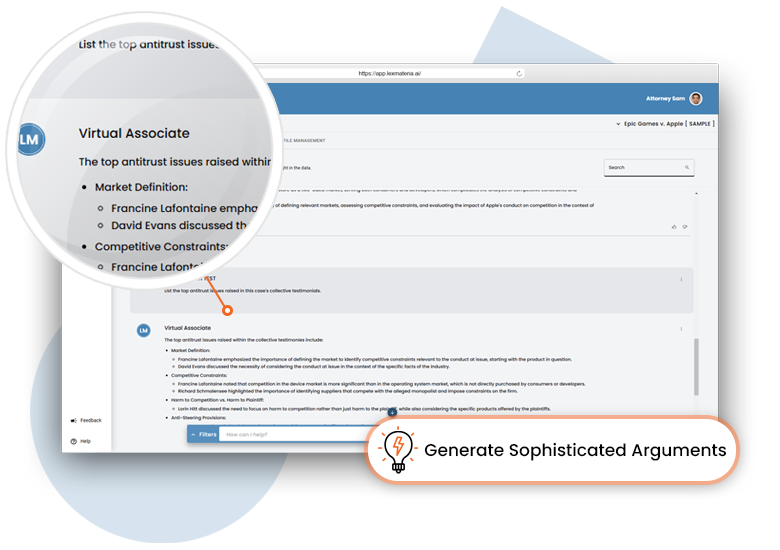 Generate Sophisticated Legal Arguments